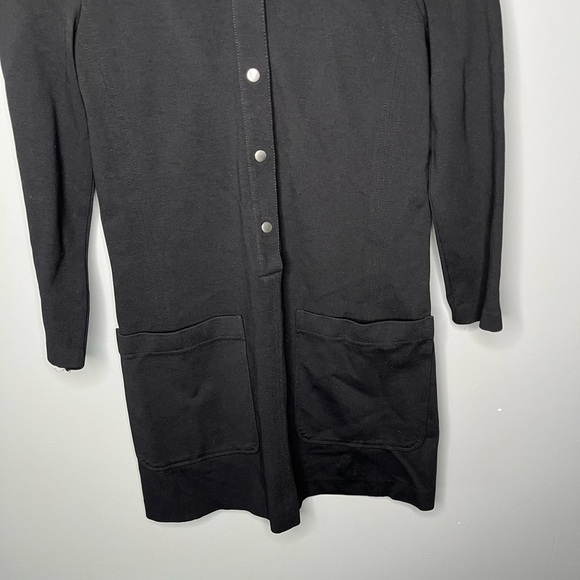 Theory Erimenthia Fixture Shirtdress - Black - Picture 6 of 11